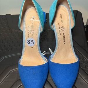 Chinese Laundry Vibrant Blue Heels